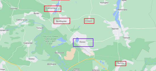 Офіційно: Українські війська взяли в оточення російське угрупуванняв районі Лиману 
