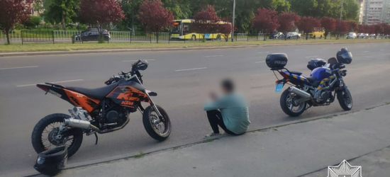 Львівські патрульні виявили мотоцикл з липовими документами