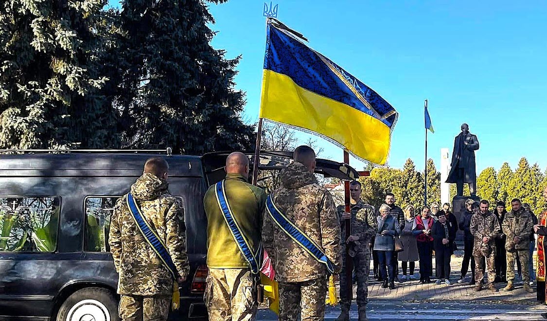 Самбірщина попрощалася із захисником-добровольцем, який з Курщини повернувся на щиті