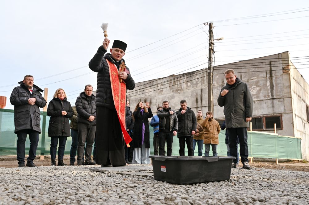 У Львові заклали капсулу під будівництво крематорію (ФОТО)