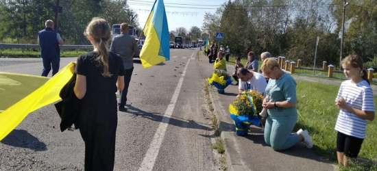 У Шегинівській громаді провели в останню дорогу полеглого воїна Петра Нуцковського