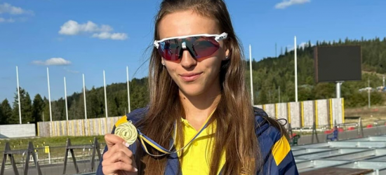 Спортсменка з Яворівщини Олена Городна стала чемпіонкою України з літнього біатлону