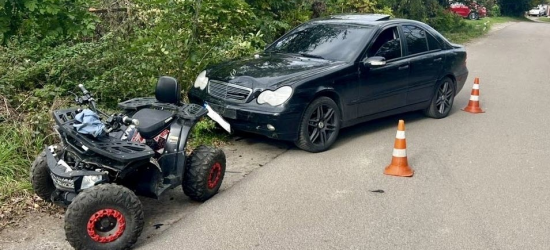 Двоє дітей на квадроциклі травмувались внаслідок зіткнення з авто у Дублянах