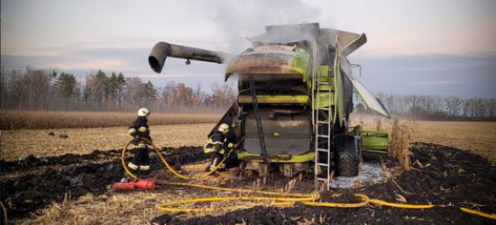 У селі на Золочівщині горів комбайн «Claas lexion 600»