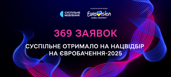 Суспільне отримало 369 заявок на участь у національному відборі на «Євробачення-2025»