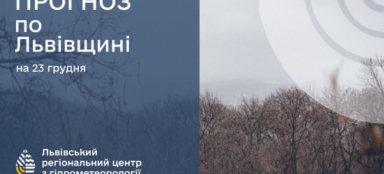 У Львові синоптики прогнозують ожеледицю: погода на 23 грудня