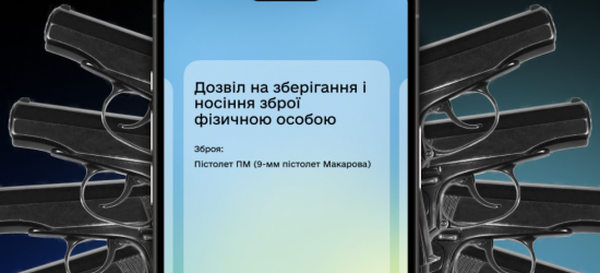 У «Дії» додали дозвіл на зброю