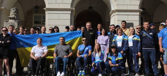 У Львові зустріли збірну України, яка брала участь в Іграх воїнів у США (ВІДЕО)