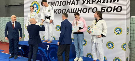 Поліцейська з Львівщини стала чемпіонкою України з рукопашного бою (ФОТО)