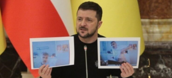Зеленський показав фото Саакашвілі й заявив, що влада Грузії вбиває громадянина України