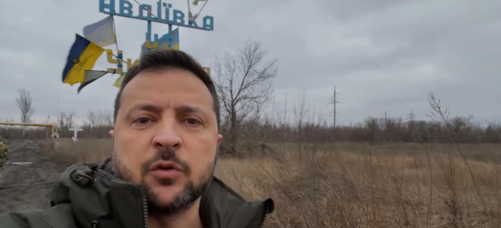 Зеленський відвідав позиції ЗСУ в Авдіївці (ВІДЕО)