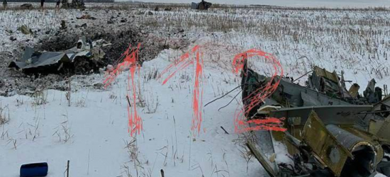 Під Бєлгородом розбився військовий Іл-76: у рф постять відео падіння