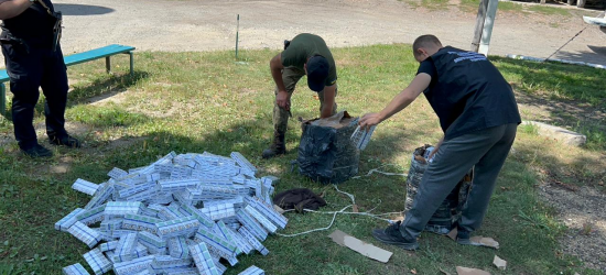 На Закарпатті прикордонники затримали партію контрабандних сигарет (ВІДЕО)