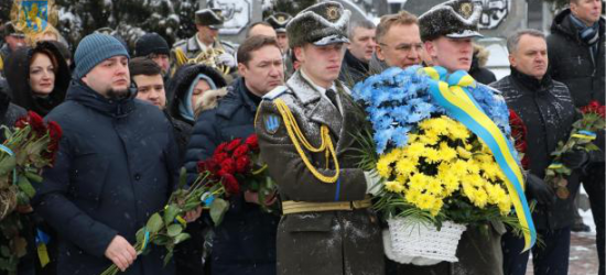 У День Соборності України на Личакові вшанували пам'ять Героїв (ФОТО)