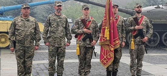 103-тя бригада тероборони Львівщини отримала Бойовий прапор (ФОТО)
