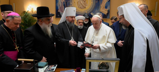 Представники Всеукраїнської ради церков зустрілись із папою Римським  