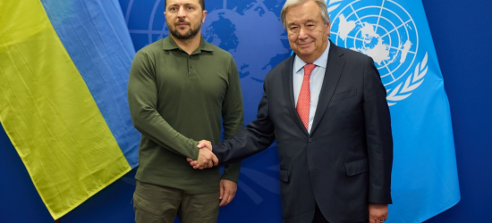 Зеленський поскаржився генсеку ООН на «шахеди»