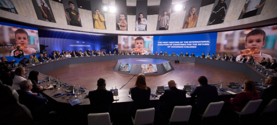 Відбулося перше засідання Міжнародної коаліції щодо повернення з рф викрадених українських дітей 
